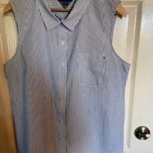 Tommy Hilfiger Sleevelss Blouse-sz XL